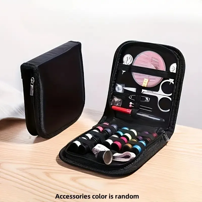 Textile Sewing Kit - 1 tas met 27-delige naaiset, multifunctionele