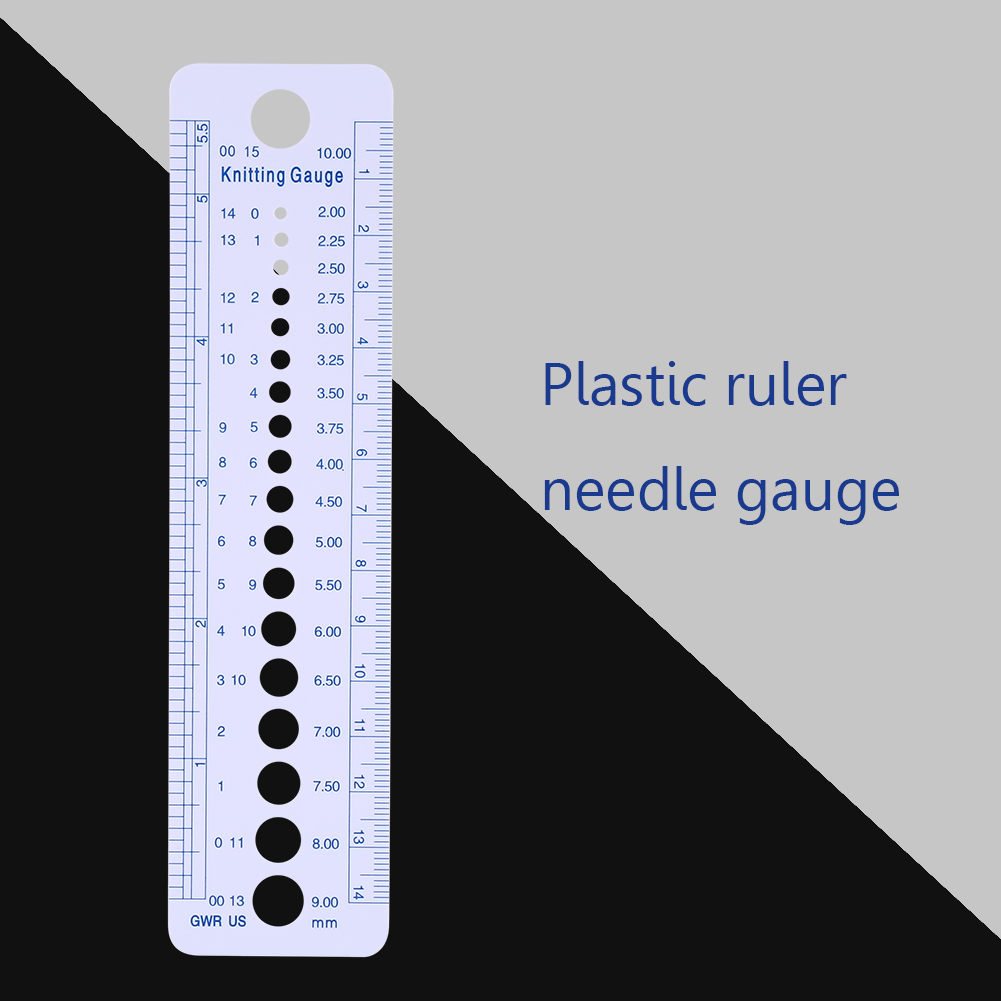 Textile Sewing Kit - Quilten Patchwork Liniaal Plastic Breinaald Gauge