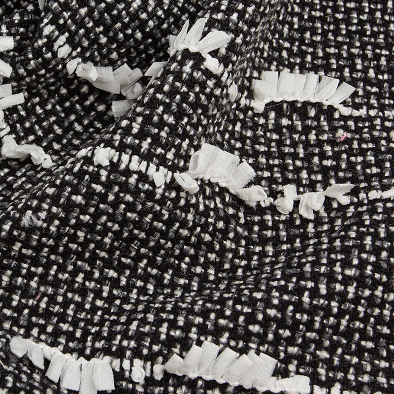Sewing Tweed Fabric - Driedimensionaal bloemlicht, luxe, hoogwaardig grof wollen