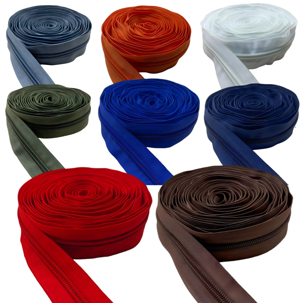 Textile Sewing Factory - 5/10/50M 5 # Nylon ritsband met