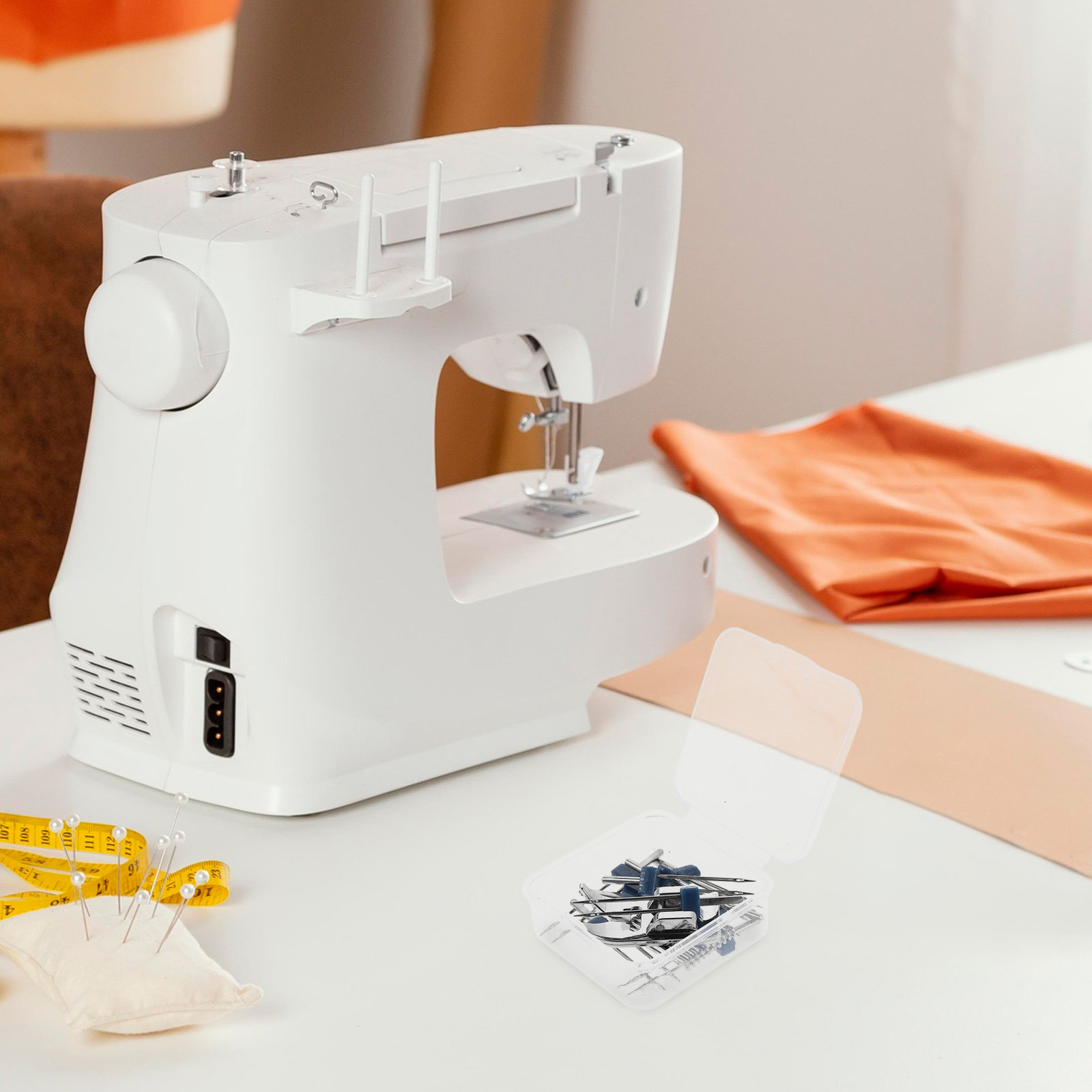 Twin Needle Stretch - 1 Set Huishoudelijke Naaldinvoerder met Dubbele