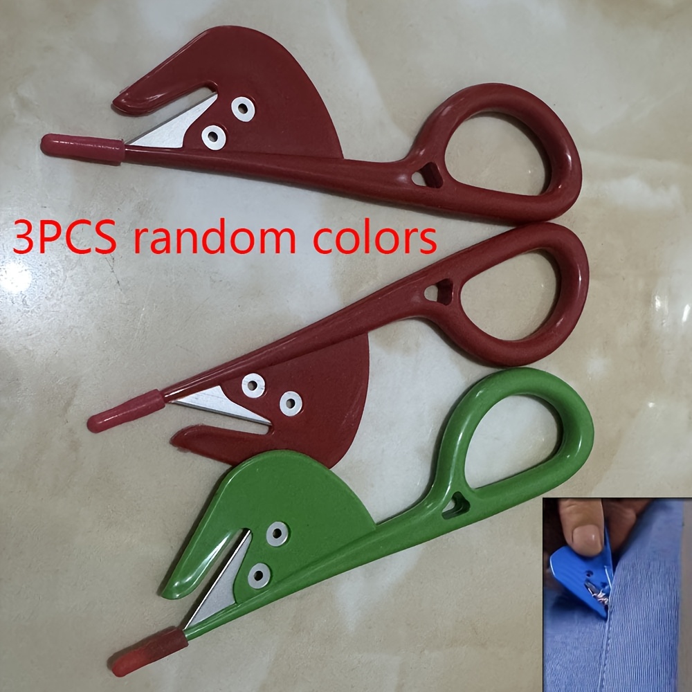 Seam Ripper Tool - 3 stks Plastic Handvat Craft Draadafsnijder