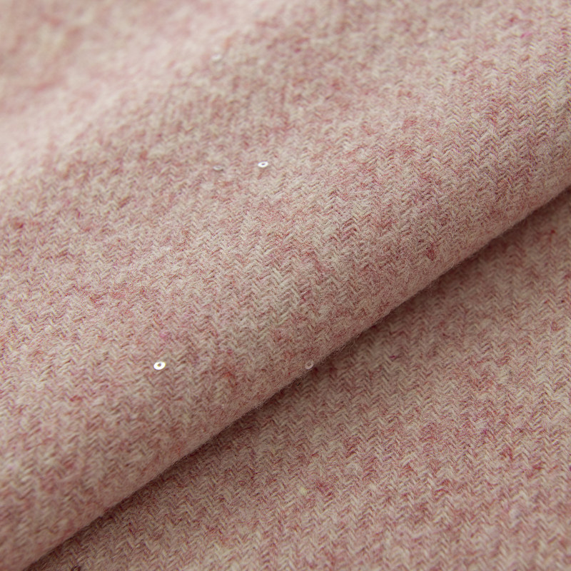 Sterrenhemel pailletten wollen - Sewing Tweed Fabric recensie en prijs