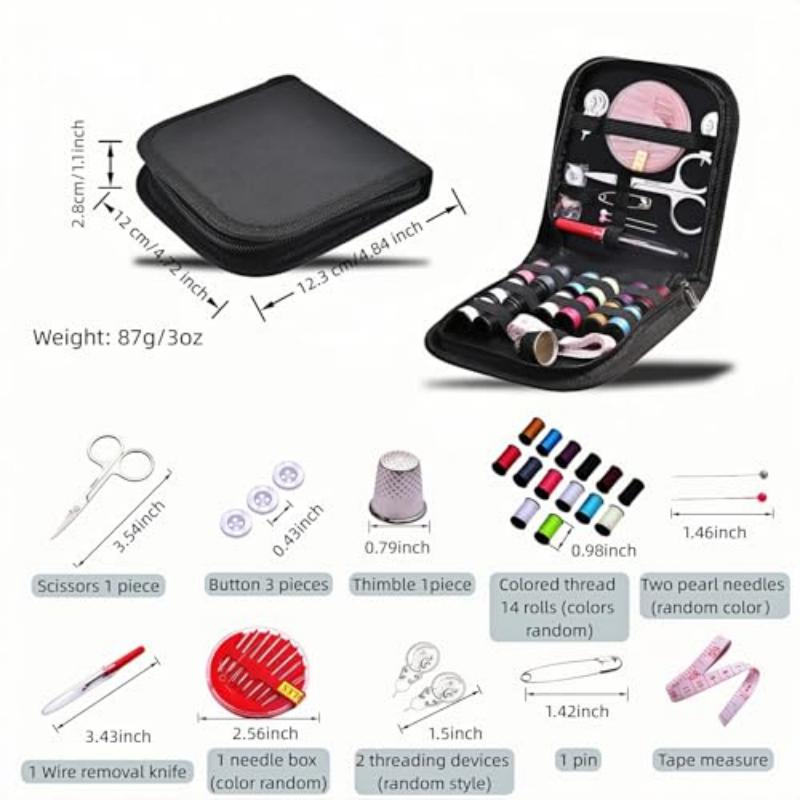 1 tas met 27-delige naaiset, m - Textile Sewing Kit recensie en prijs