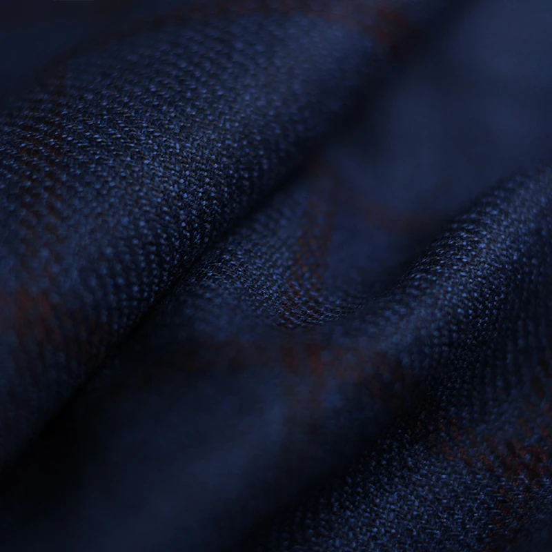Redraspberry Blauwe Geruite Ka - Sewing Tweed Fabric recensie en prijs