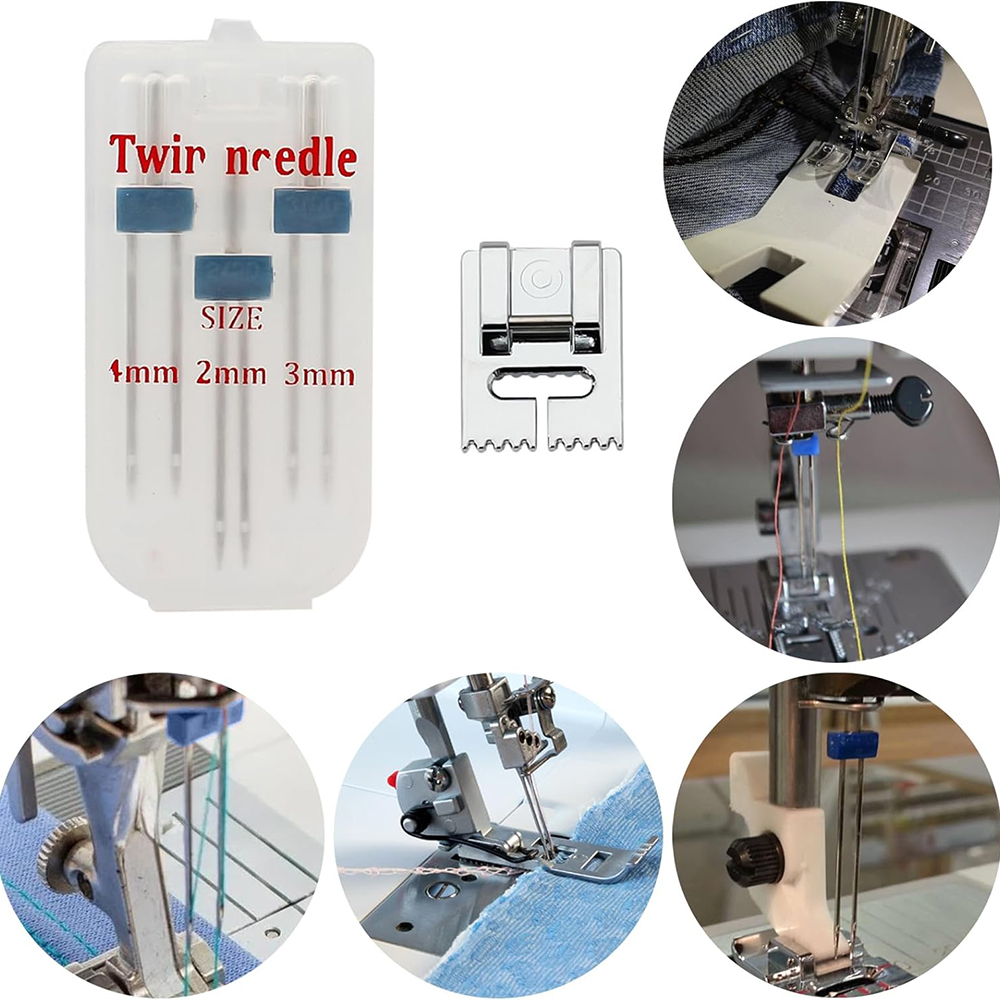 6 STKS Twin Naald Dubbele Naal - Twin Needle Stretch recensie en prijs