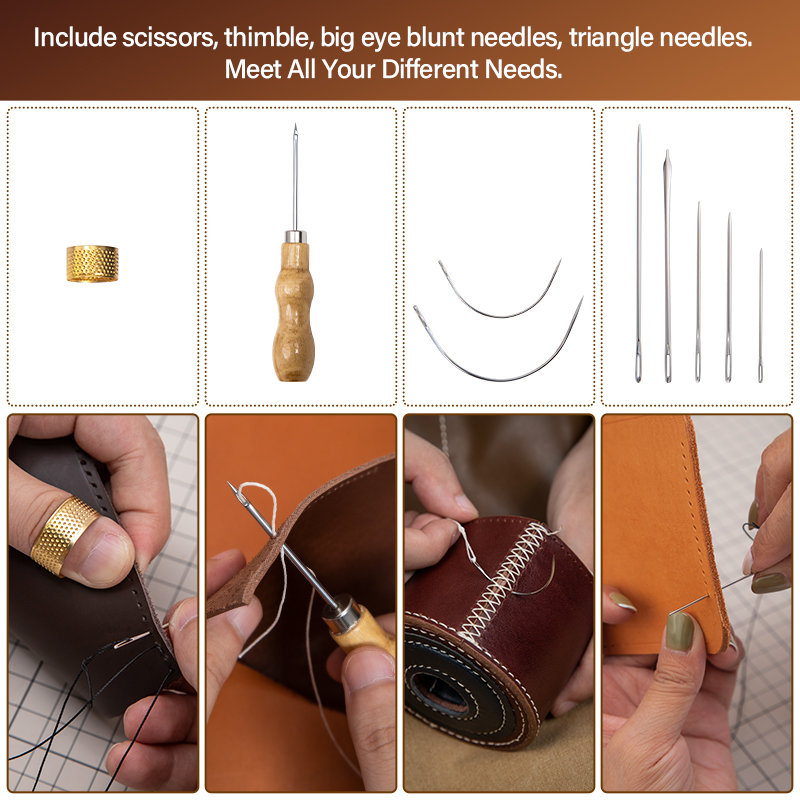 WUTA lederen reparatieset scho - Textile Sewing Kit recensie en prijs